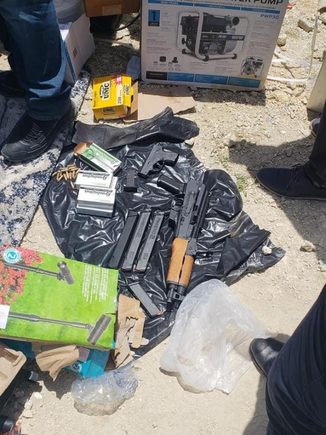 Saisie d’armes à feu