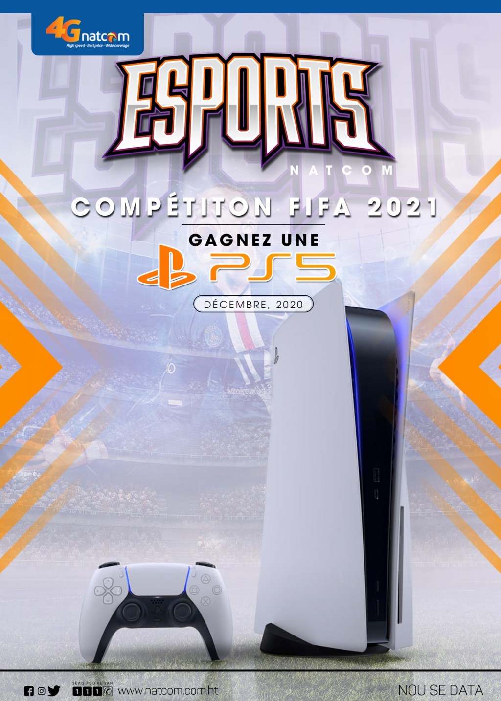 E-sport : Plus de 500 inscrits, la Natcom va bientôt lancer le premier championnat de football en ligne en&nbsp;Haiti