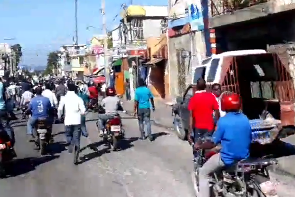 Manifestation anti-kidnapping à Port-au-Prince le 30 novembre&nbsp;2020