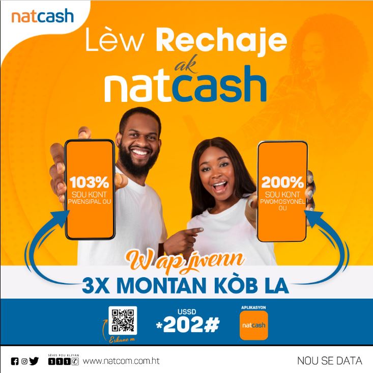 Depuis 2020, la Natcom est la seule entreprise dans le secteur des télécommunications en Haïti qui maintient ses&nbsp;prix