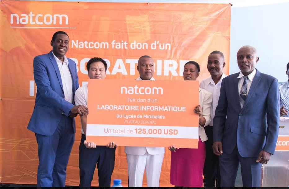 La Natcom inaugure un laboratoire informatique à Mirebalais