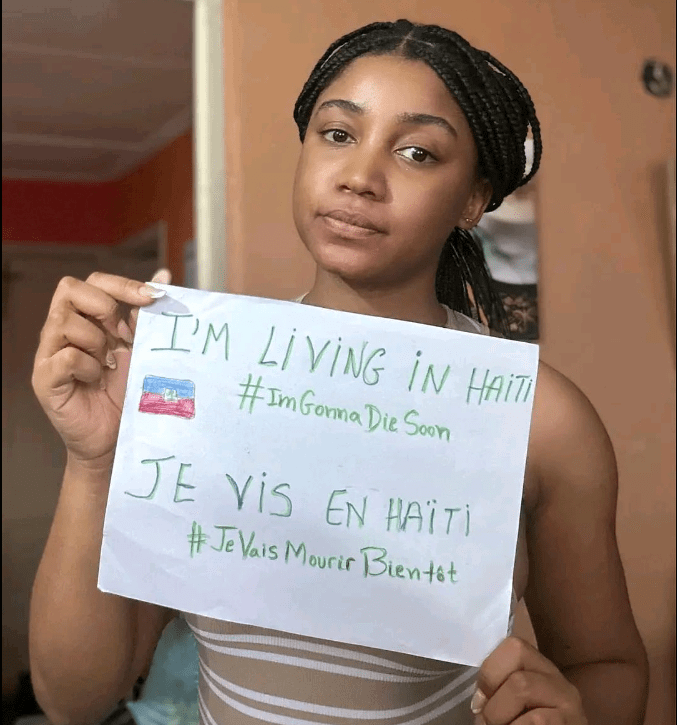 &laquo;&nbsp;Je vis en Haïti, je vais mourir bientôt&nbsp;&raquo;, un appel original au&nbsp;secours
