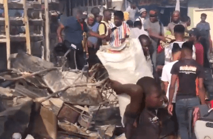 Le marché Shada à Pétionville parti en&nbsp;fumée