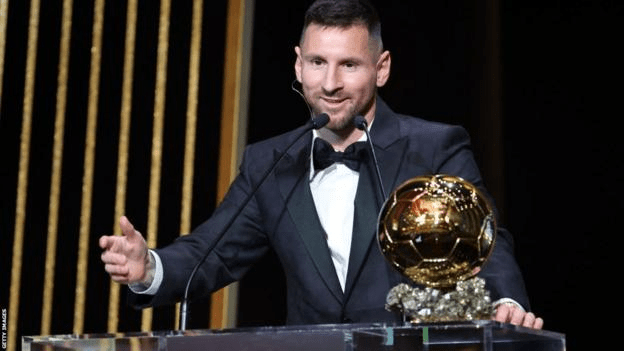 Lionel Messi remporte le ballon d’or&nbsp;2023