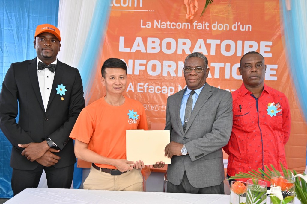 Cayes : La Natcom fait don d’un nouveau laboratoire informatique le 12 janvier&nbsp;2024