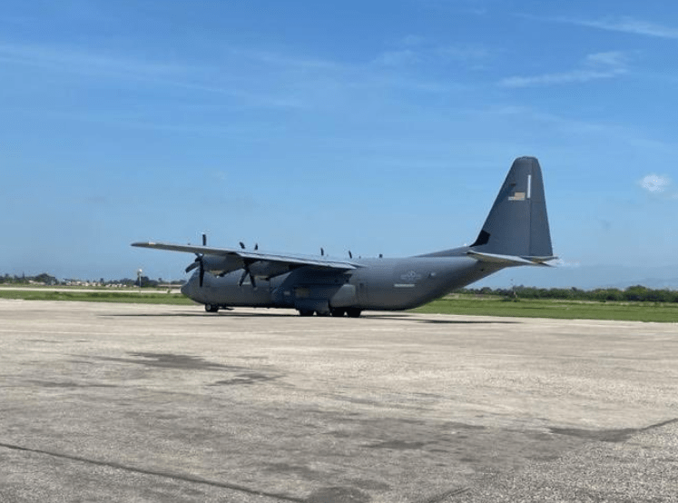 Un avion de l’armée américaine en Haïti ce 23&nbsp;avril