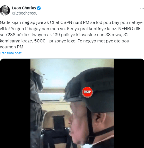 “On joue avec le Premier ministre”, déplore un ancien chef de la police&nbsp;nationale