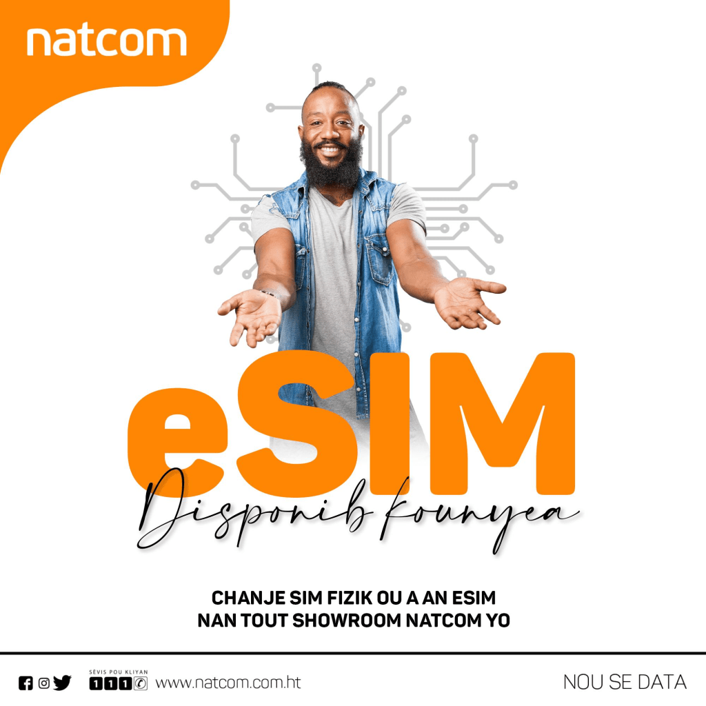 Natcom réinvente la connectivité en Haïti avec&nbsp;l’eSIM