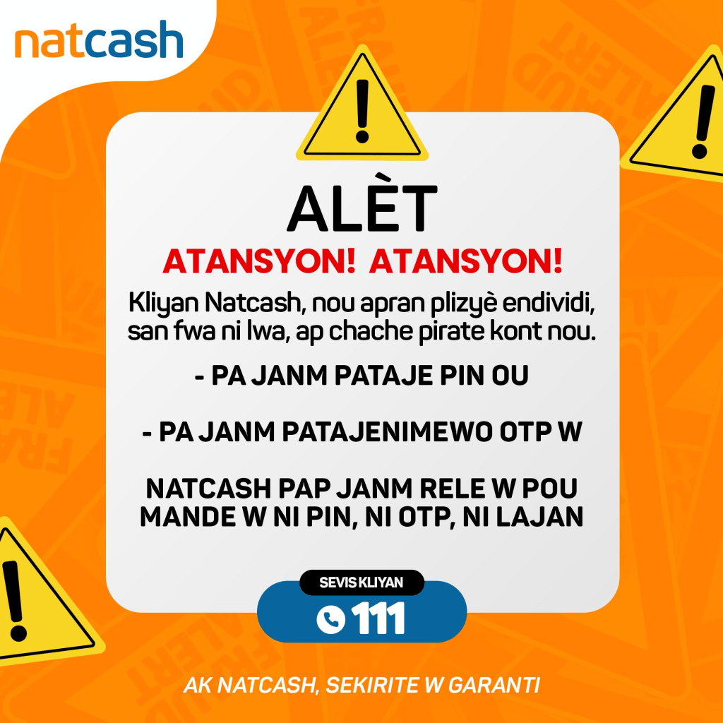 Natcash : Une Forteresse Contre les Arnaques et Cyberattaques en&nbsp;Haïti