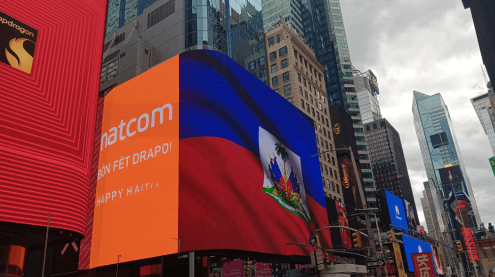 18 mai 2025 : La Natcom célèbre le 222e anniversaire du drapeau haïtien à Times&nbsp;Square