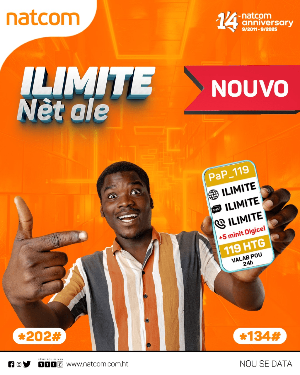 Les plans illimités de laNatcom : rester connecté en toute&nbsp;liberté