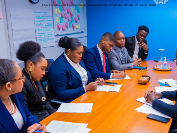 La jeunesse haïtienne porte sa voix à&nbsp;l’ONU