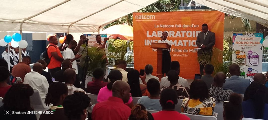 La Natcom fait don d’un laboratoire informatique à l’École Sacré-Cœur du&nbsp;Cap-Haïtien