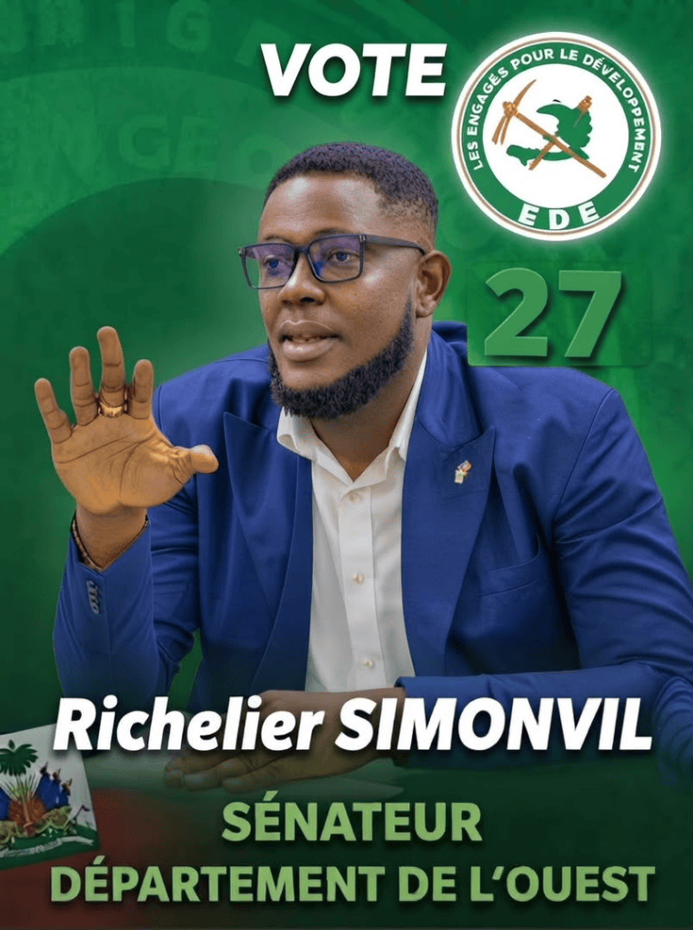 Richelier Simonvil officialise sa candidature au Sénat sous la bannière du parti&nbsp;EDE